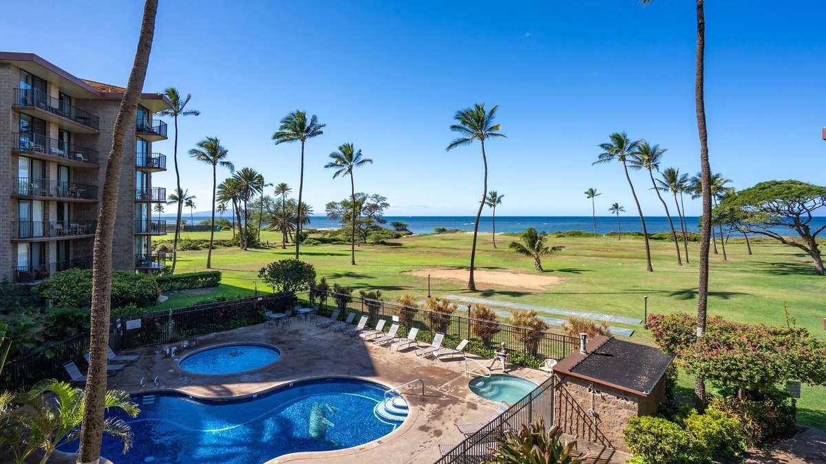 Kihei Condo | 2 2 Oceanview Modern Resort Vistas