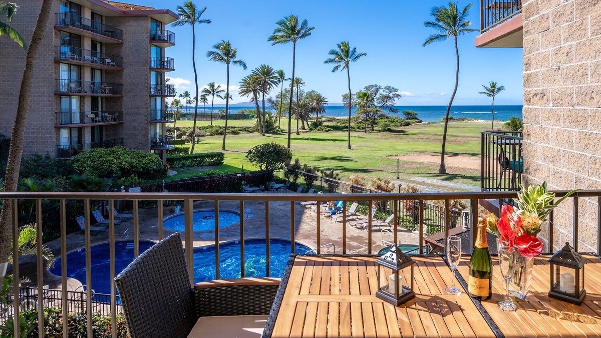 Kihei Condo | 2 2 Oceanview Modern Resort Vistas