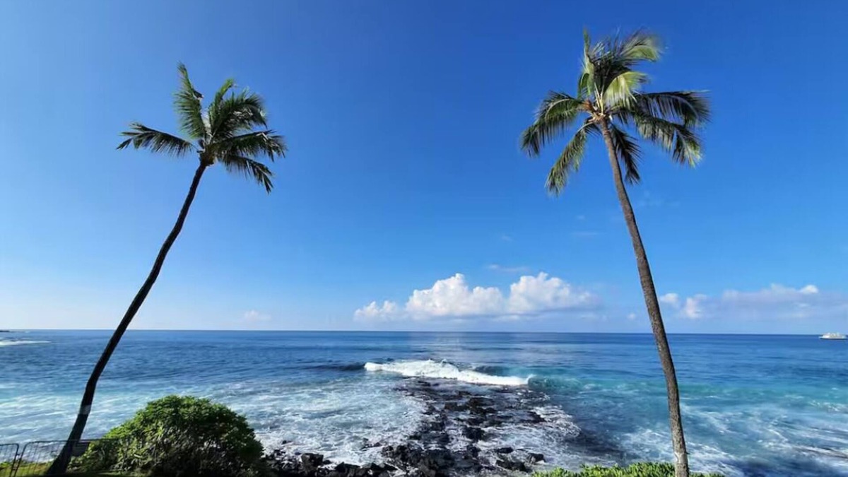 Kailua-Kona Condo | 2 mins Hon'l Beach, 1 Bed Condo with full kitchen, AC, WiFi, laundry, pool, BBQ