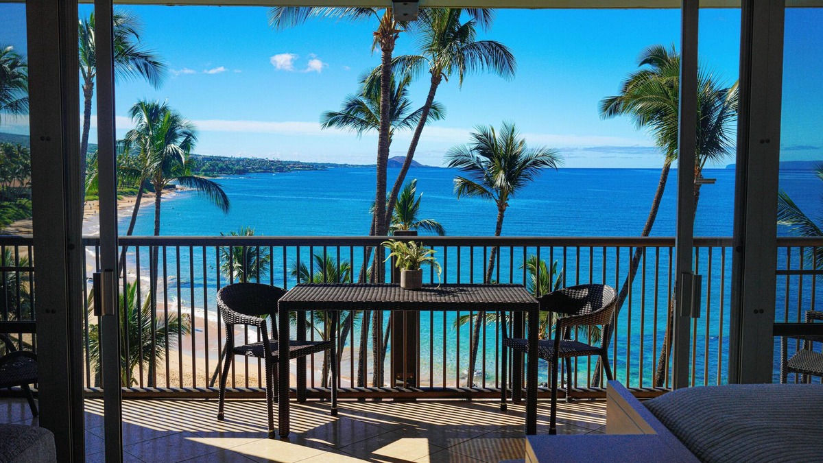 Kihei Condo | 5 - Star MAUI Paradise: Newly Remodeled Ocean-End Beachfront Condo