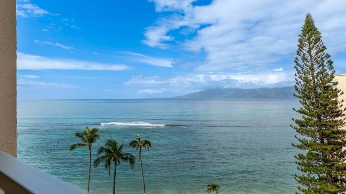 Kahana Apartment | 8th floor Studio w/stunning ocean & island views