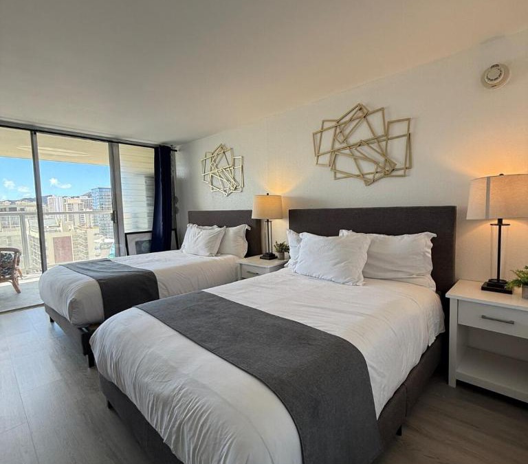 Waikiki House | A Homie Getaway! Double Bed Studio with a VIEW
