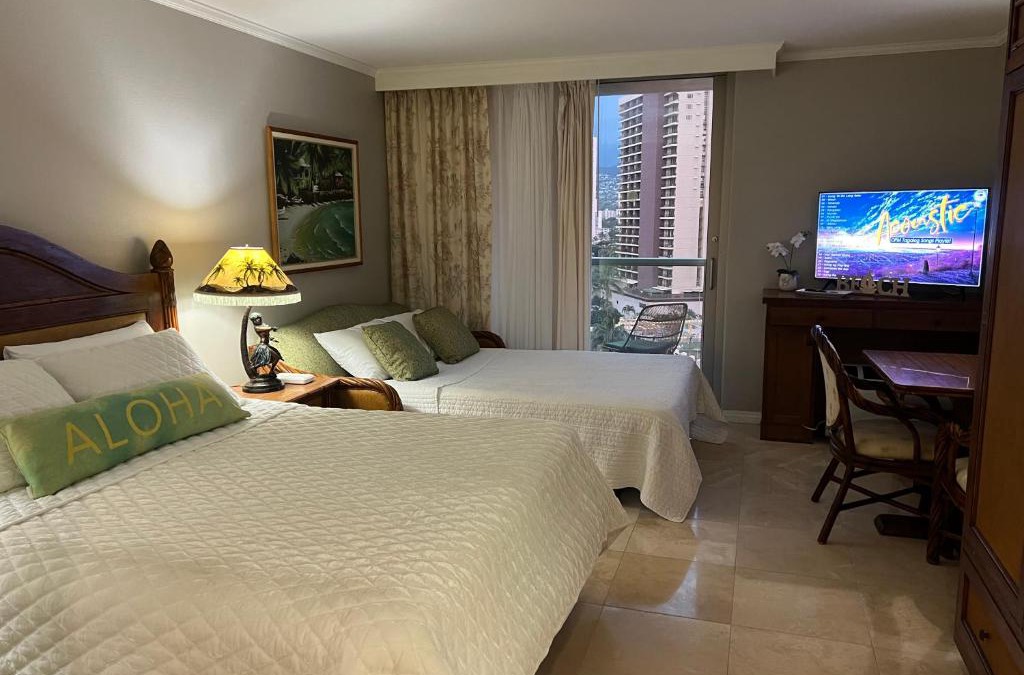 Waikiki Resort | Cozy Aloha Gem Studio with Ocean View & High-Speed WIFI