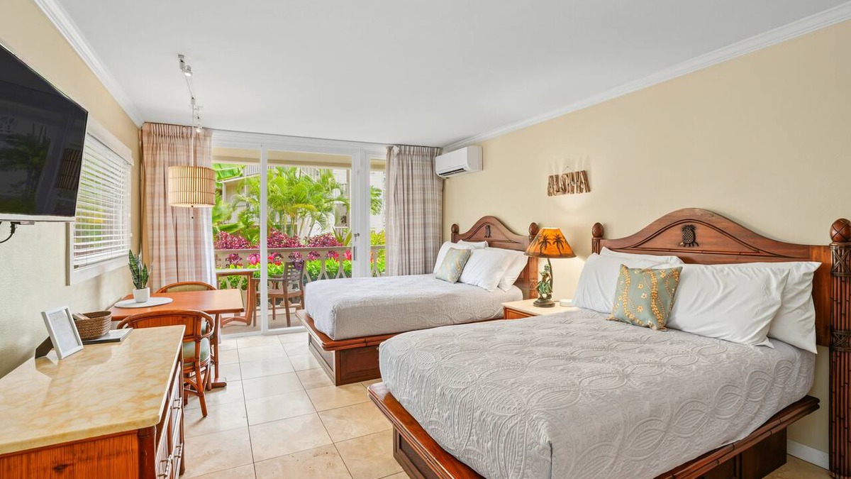 Wailua Apartment | Aloha Glow |Garden View Studio | Ground Floor-New to Our Management
