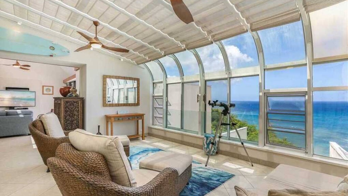 Princeville Condo | AMAZING Ocean Front Penthouse in Princeville with A/C!