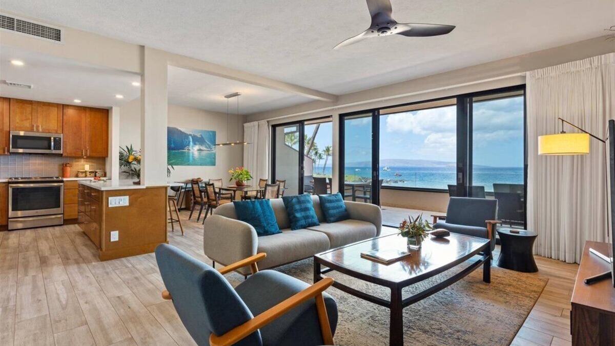 Wailea Condo | Amazing Oceanfront Platinum Condo; Gorgeous Views. Whales. Step in Snorkeling.