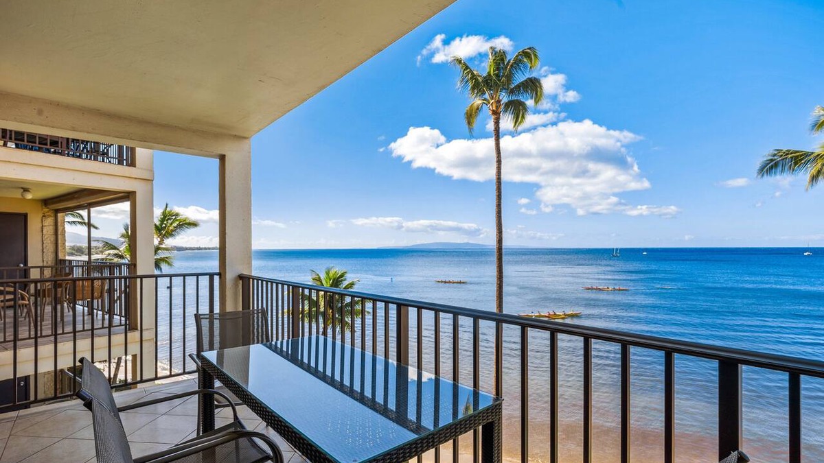 Kihei Condo | Beachfront Kihei Escape with Panoramic Ocean Views - Stunning Sunset Vistas #505
