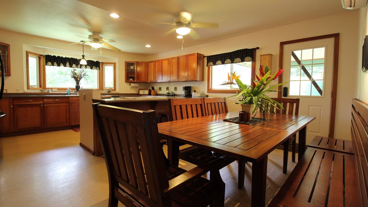 Hauula House | Beachside Getaway-Large Kitchen-A/C-Covered Patio-Grill-Fenced Yard