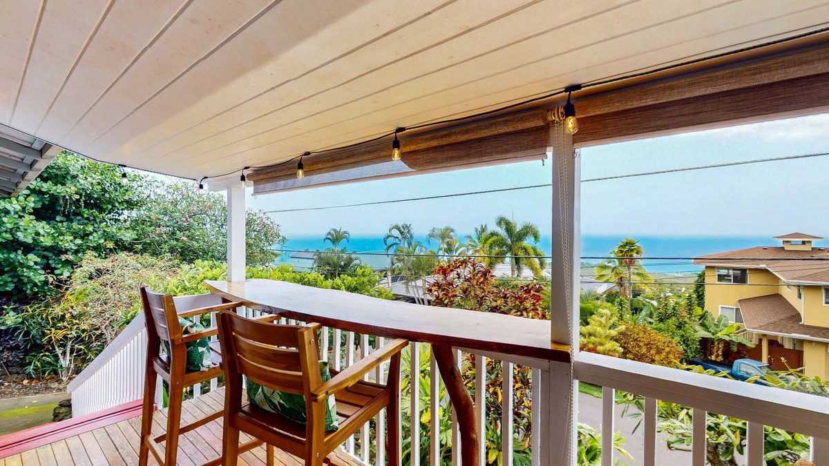 Kailua-Kona House | Beautiful home with separate ohana, ocean views, lanais, private gazebo, firepit