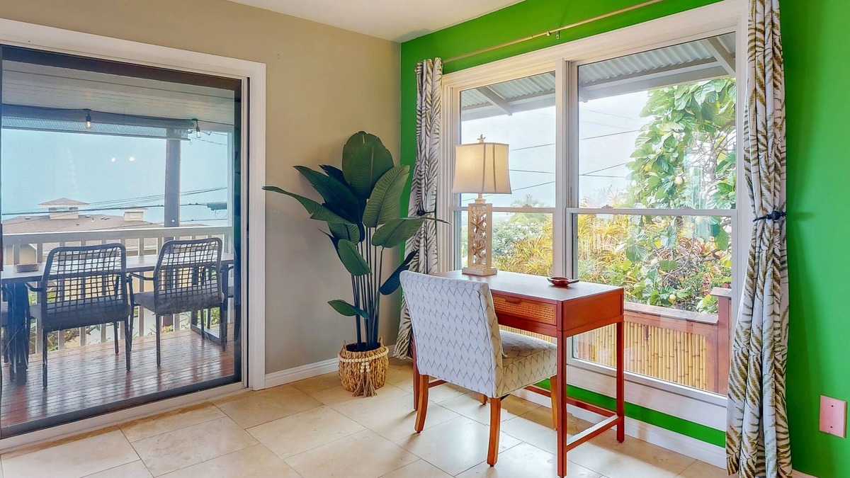 Kailua-Kona House | Beautiful home with separate ohana, ocean views, lanais, private gazebo, firepit