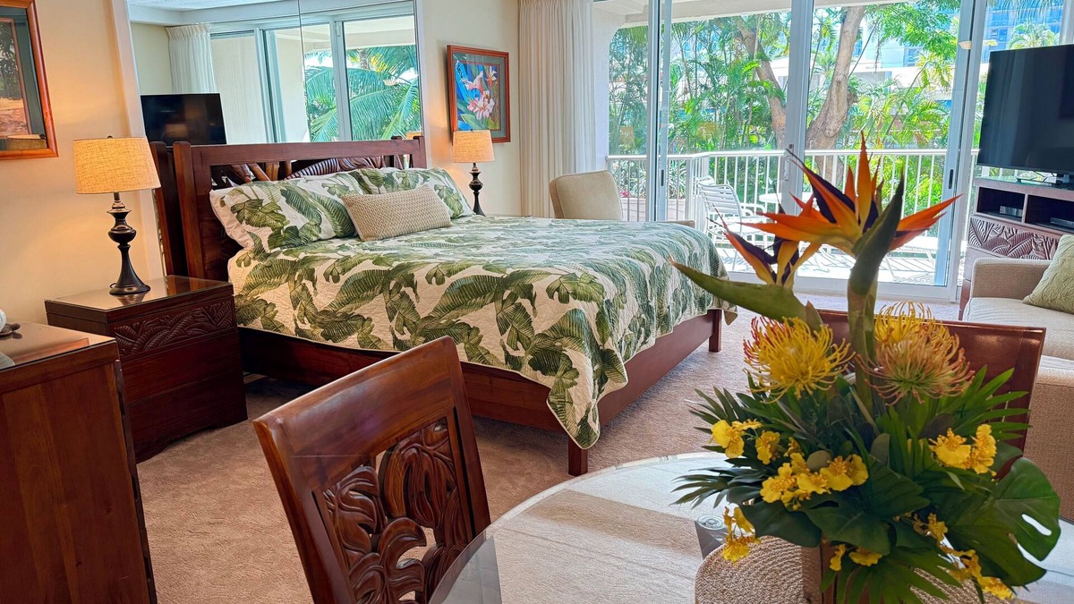 Kaanapali Condo | Beautifully Decorated Studio at The Whaler on Ka'anapali Beach