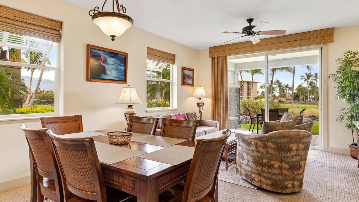 Waikoloa Condo | Best value for prime location! Ocean & Golf Course View At Hali'i Kai 6E