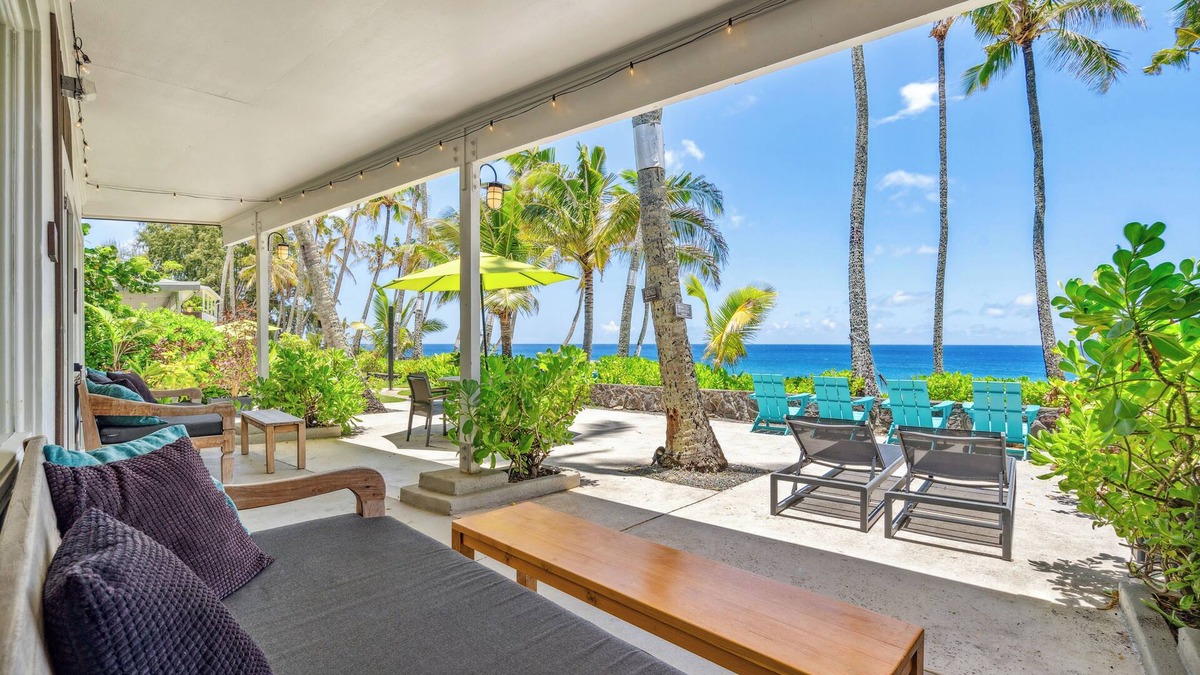 Pupukea House | Bird Of Paradise @ Ke Iki Beach Bungalows ~ Daily Free Yoga~Sauna~Cold Plunge~AC