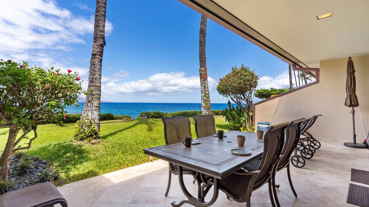 Wailea Condo | Captivating Oceanfront Ground-Floor Gem - Makena Surf G-101 - Gorgeous Views!