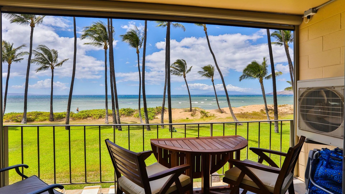 Kihei Condo | Exceptionally Remodeled Oceanfront, Sunsets, A/C, King bed Hale Kai O Kihei