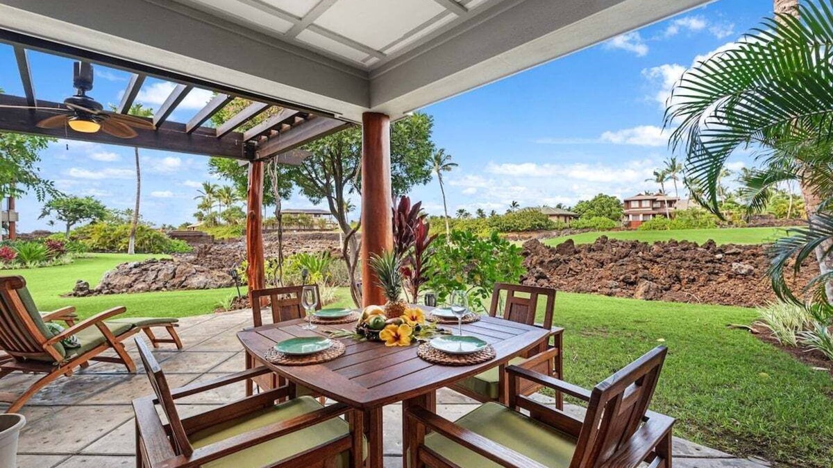 Kamuela Condo | Explore Waimea from Golf Villas G1: a luxurious 2-bedroom retreat with beach access.