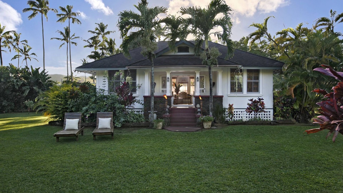 Wailua House | Fern Grotto Inn - Lonely Planet Recommends our Cottages! VRBO Bear Stayed Here!