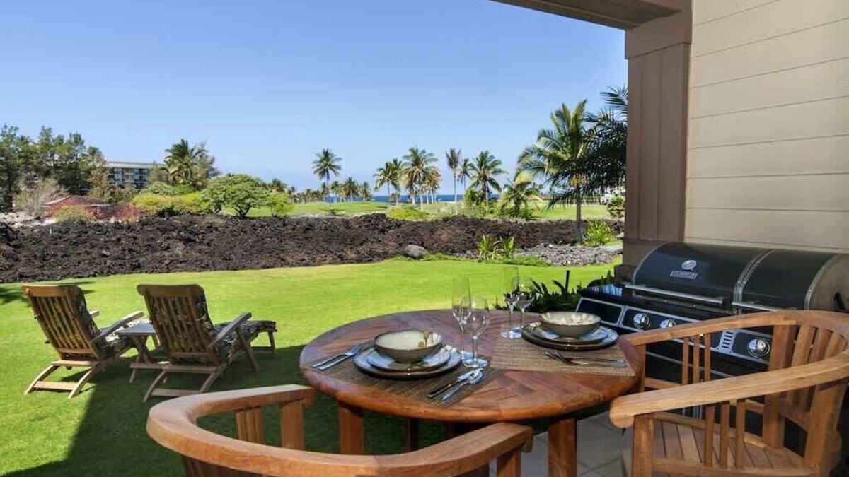 Waikoloa Condo | Golf & ocean views, Tennis/Pickleball, Basketball