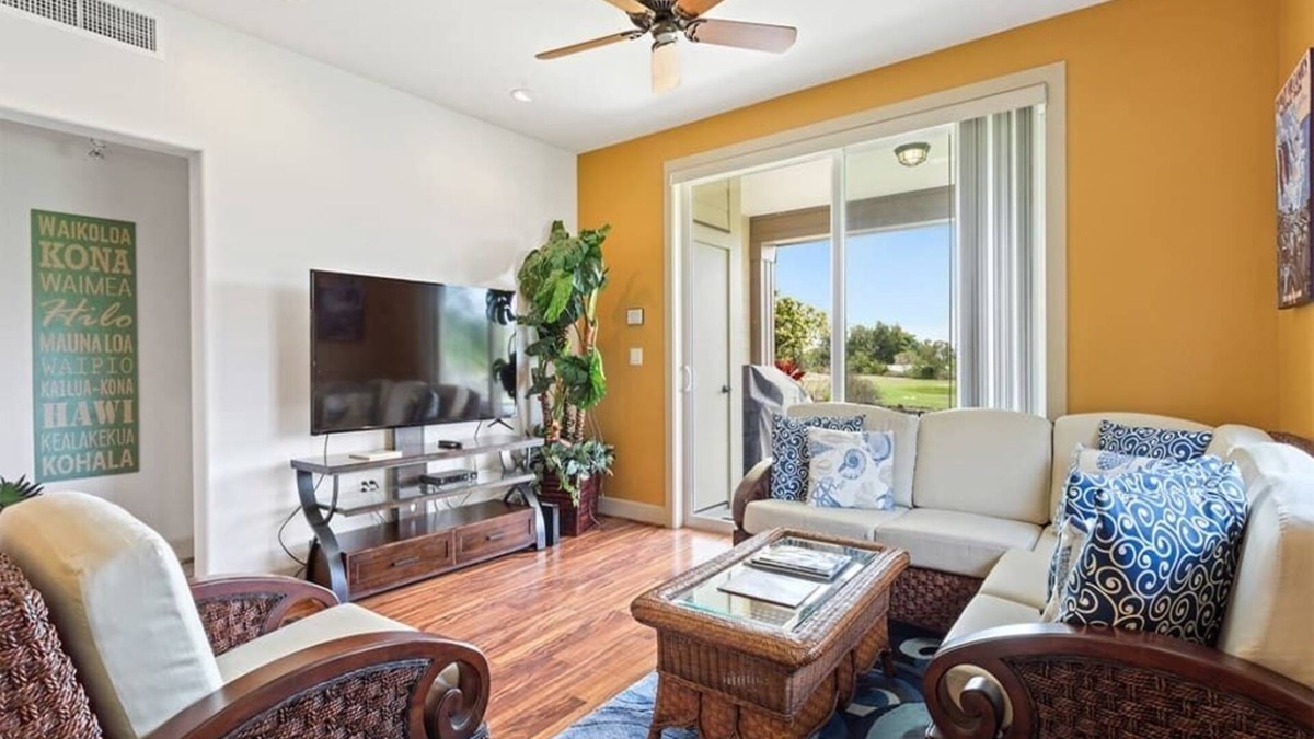Waikoloa Condo | Ground Floor Ease w/Lanai, Gourmet Kitchen, Laundry, AC+WiFi–Halii Kai Waikoloa 3H