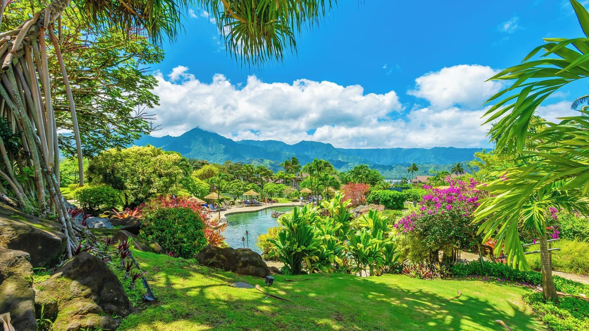Princeville Apartment | Hanalei Hideaway-Oceanfront, Mtn & Waterfall Views, Top Floor, No Stairs