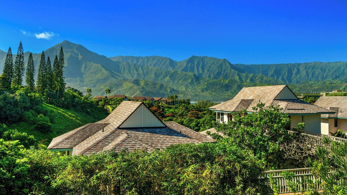 Princeville House | Hanalei Treehouse: Mountain, Waterfall & Bay Views