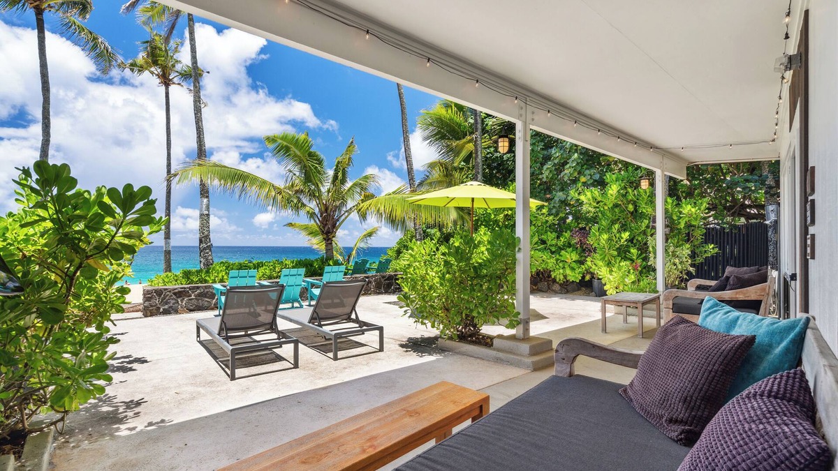 Pupukea House | Hibiscus @ ke Iki Beach Bungalows~Daily Yoga~Sauna~Cold plunge~AC