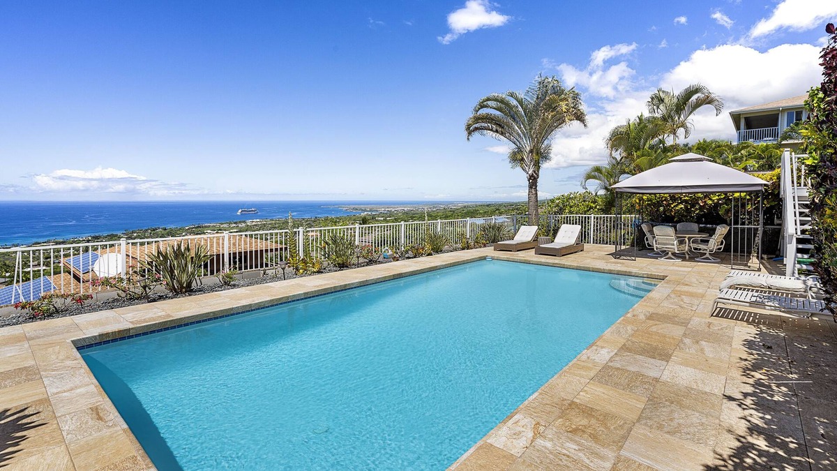 Kailua-Kona House | Ho'o Maluhia: Breezy Oceanview Retreat w/Private Pool and Stunning Views
