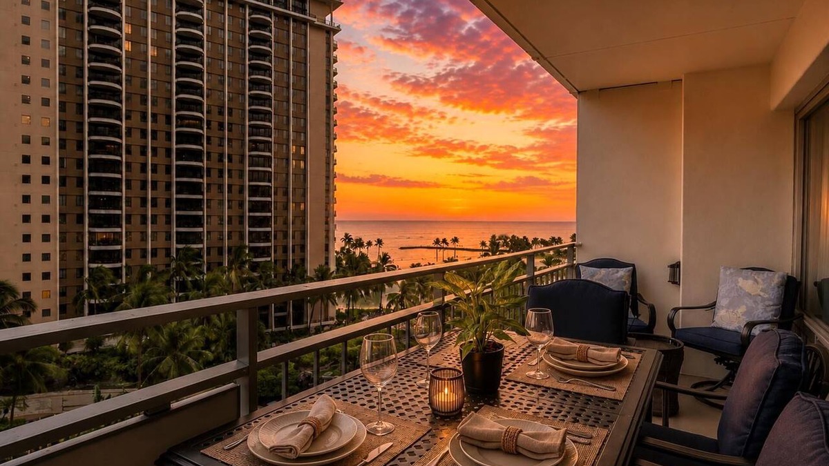 Waikiki Condo | Ilikai | Ocean View 2 BR Sleeps 8 | Car Incl. w/6+ Nights | ILK ML-4241 by KBM