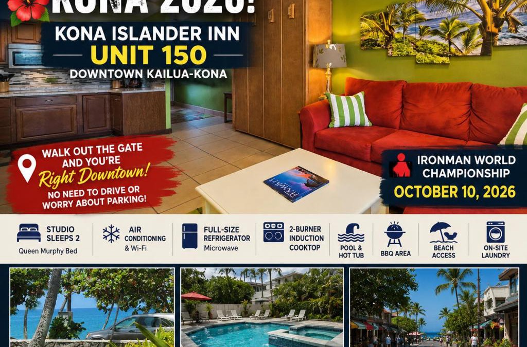 Historic Kailua Village Apartment | IRONMAN AVAILABLE-Due to Cancellation-OceanView STUDIO-Vacation Condos in Kona