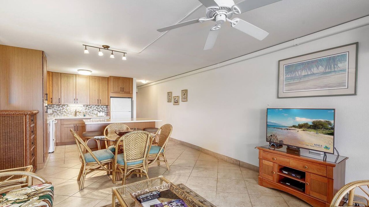 Kihei Condo | Kamaole Sands 4-306 - Steps to Kamaole III Beach - Split AC + Pool + King Bed