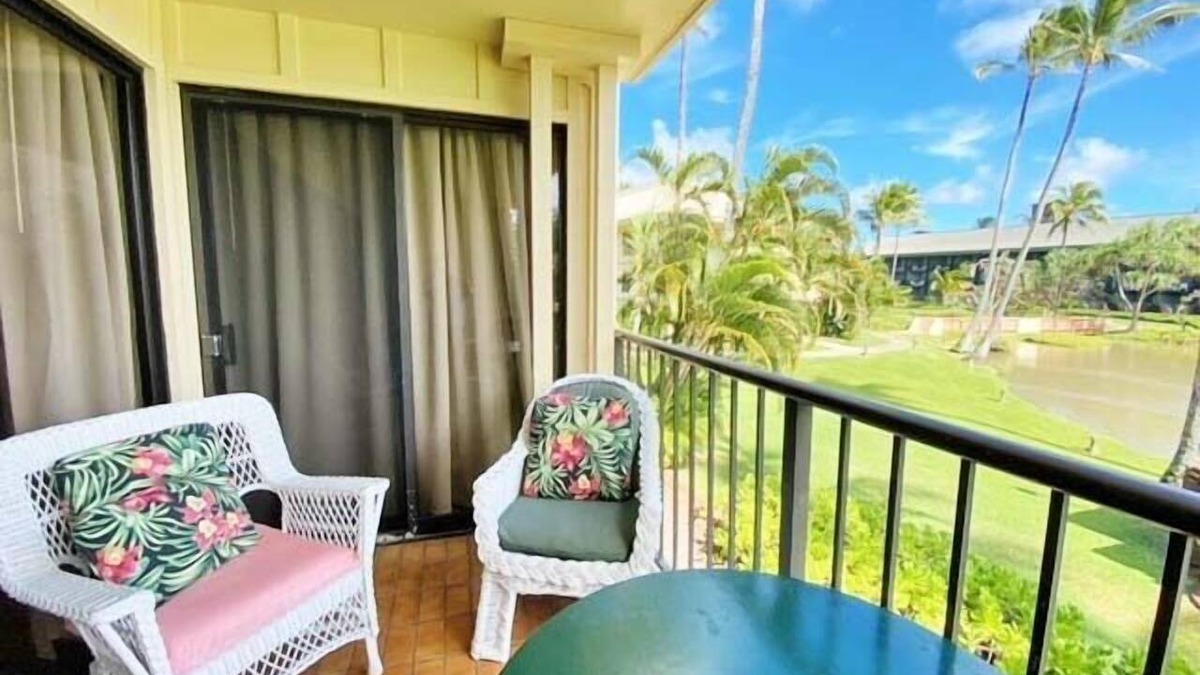 Hanamaulu Condo | Kauai Beach Villas D-9 . Centrally located . & Lagoon view