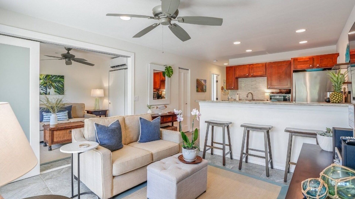 Wailua Condo | Kauai Kailani 217 Beautiful Air Conditioned 2 Bedroom Condo in Kapaa.