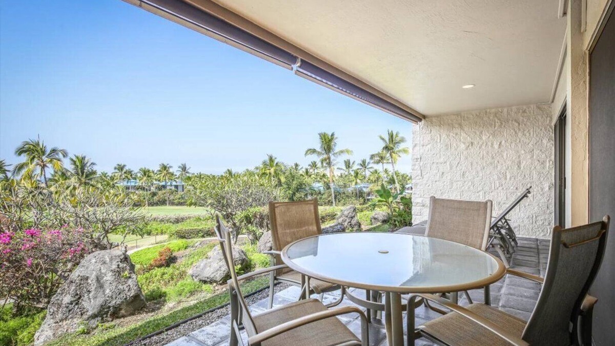 Keauhou Condo | Keauhou Punahele B-107 Ground Floor, Spacious Lanai, Personal BBQ, VERY Quiet