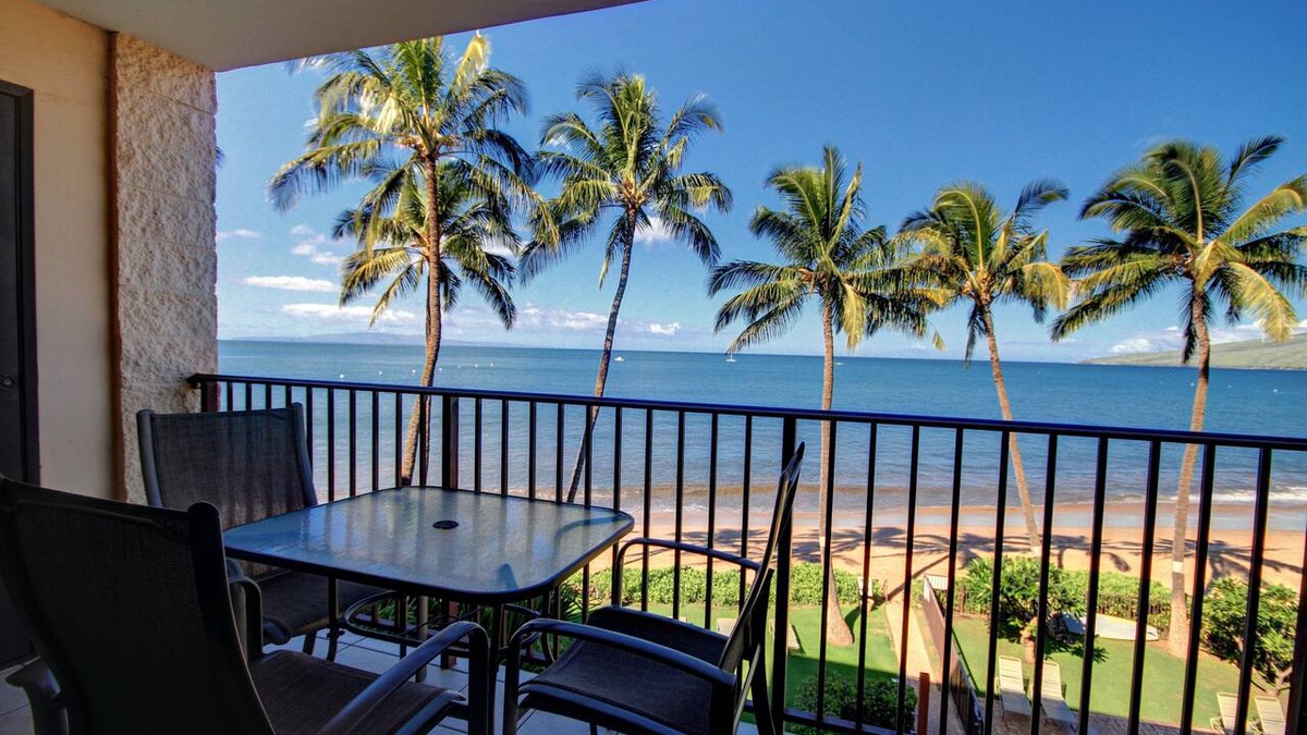 Kihei Condo | Kihei Beach #402 Your Beautiful Beachfront Retreat - The Ocean is Calling!