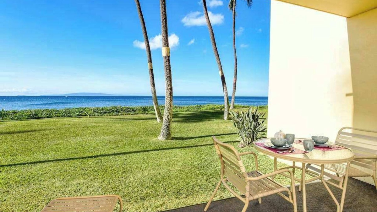 Kihei Condo | Kihei Sugar Beach Condo with Ocean Views - Snorkel, Surf & Swim