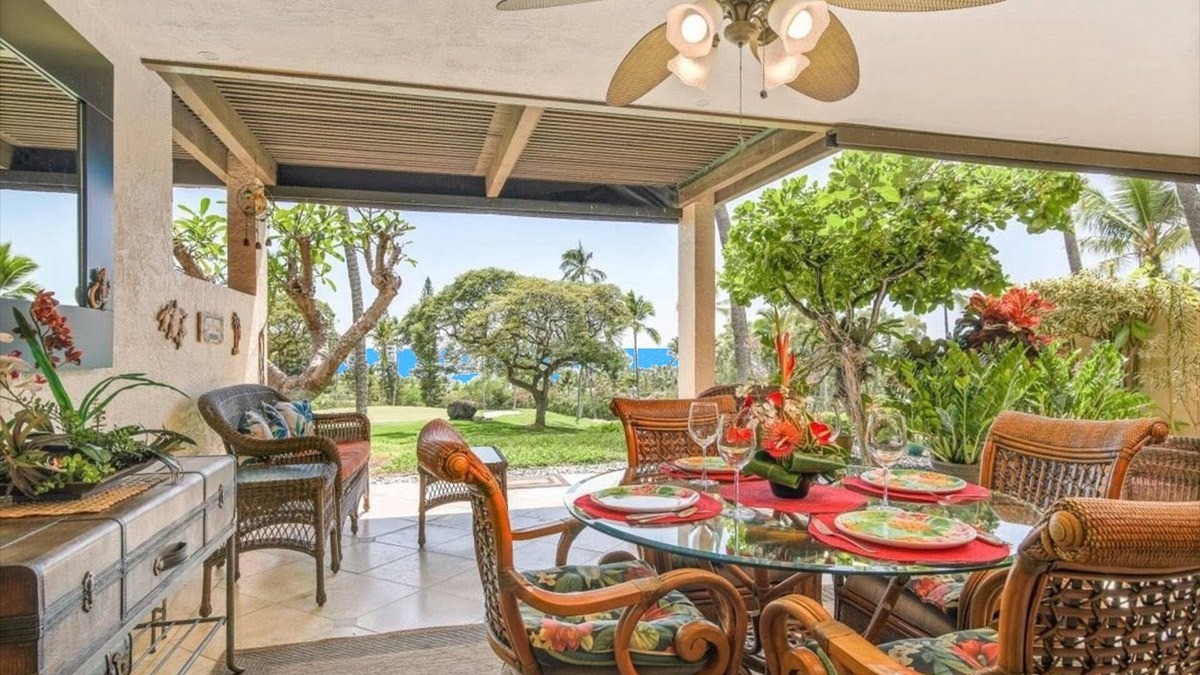 Keauhou Condo | Kona Cabana - ground-floor condo with ocean/golf views, pools & hot tub access