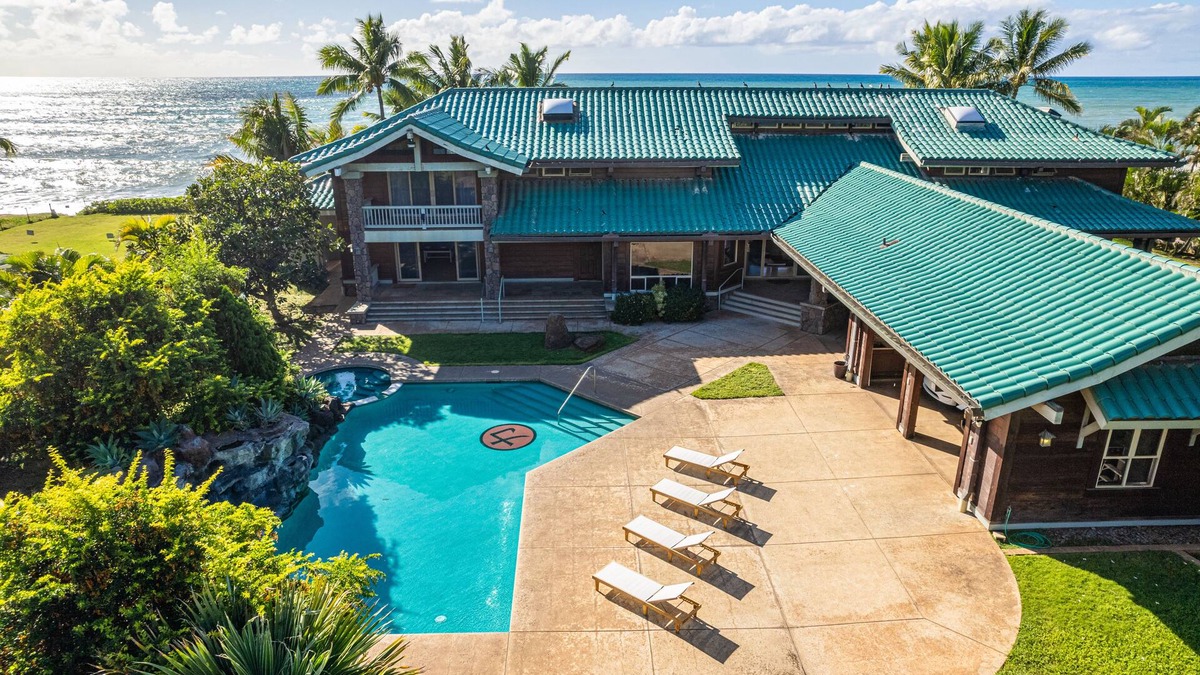 Maili House | Konishiki Beachhouse Estate: Luxury 6BR Oceanfront Home w/Private Pool, Beach A