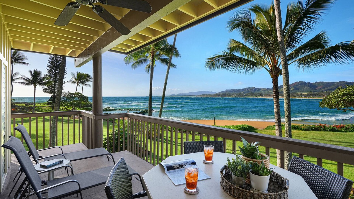 Wailua Condo | Lae Nani 321 . Exceptional, A/C, Beachfront Condo