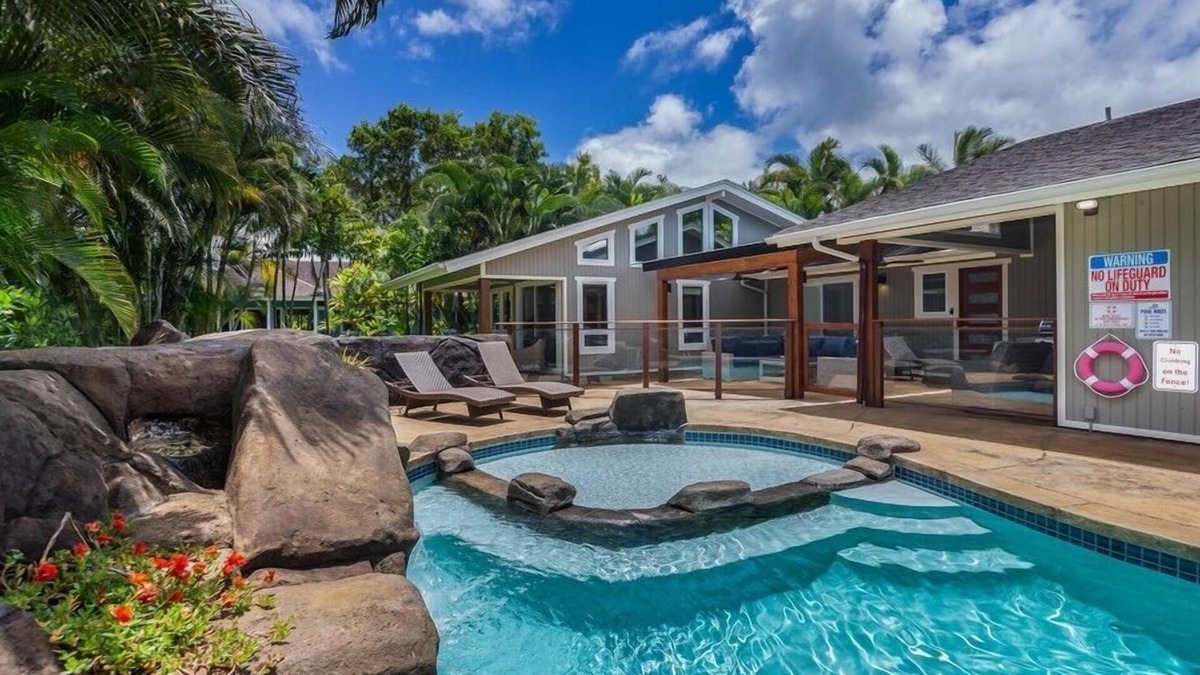 Princeville House | Lani Oasis & Pohaku Villa by Gather: 2 Homes w/Saltwater Pools, AC & Ga