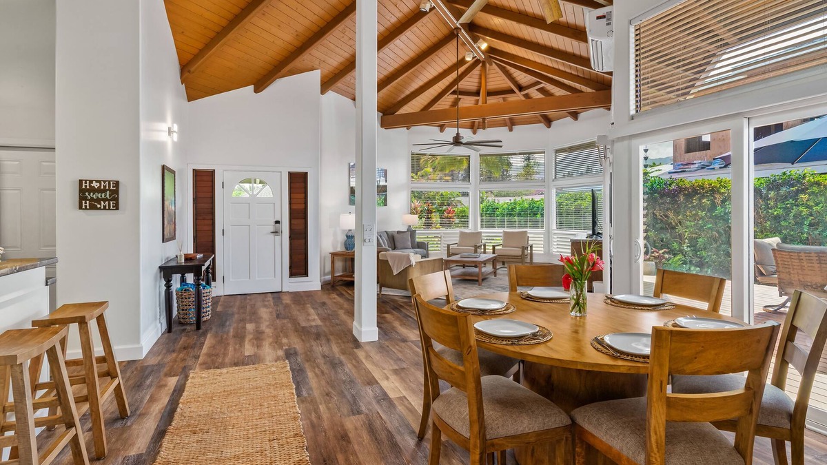 Princeville House | Laule'a 'Ohana Hale - Luxurious 'Ohana home with A/C