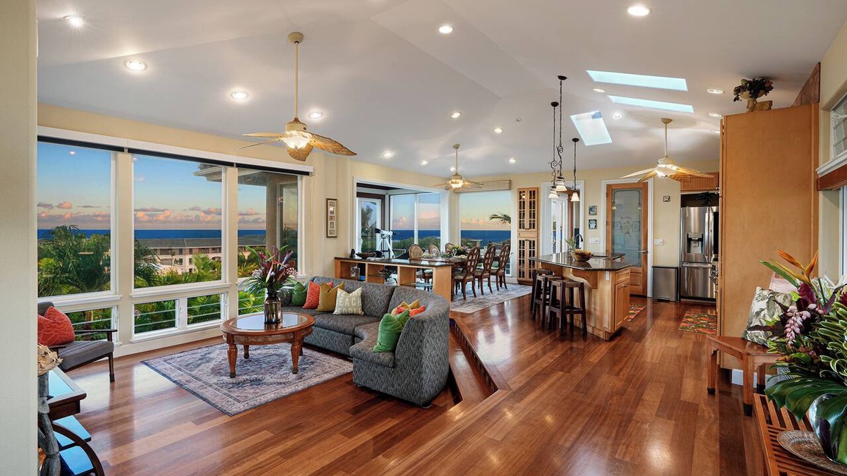 Poipu House | Luxe Oceanview Getaway with Heated Pool & Epic Sunrise- As Seen on TV