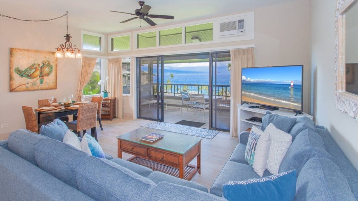 Kapalua Condo | Luxurious remodeled townhouse with gorgeous ocean, island, golf course AND coastal views!