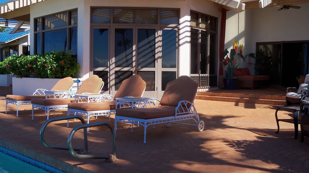 Kekaha House | Luxury Gated private acre , Beach front Rental,with pool,spa,sauna ,and more