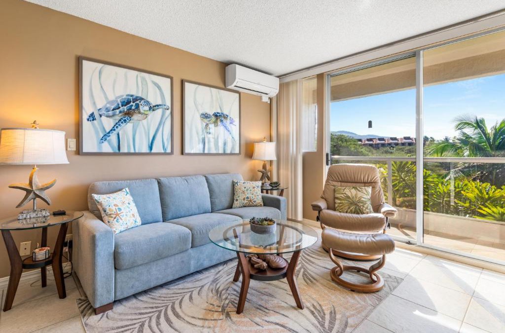 Kihei Apartment | Maui Banyan H311 1BD 2BA 3 min walk to the beach in the Heart of South Kihei!