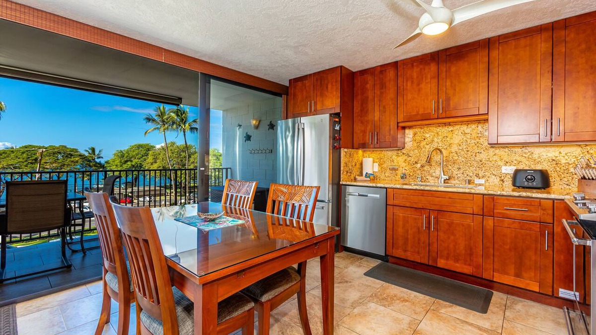 Kihei Condo | Maui Parkshore #412 Ocean View in the Heart of Kihei, Walk to Kamaole Beach