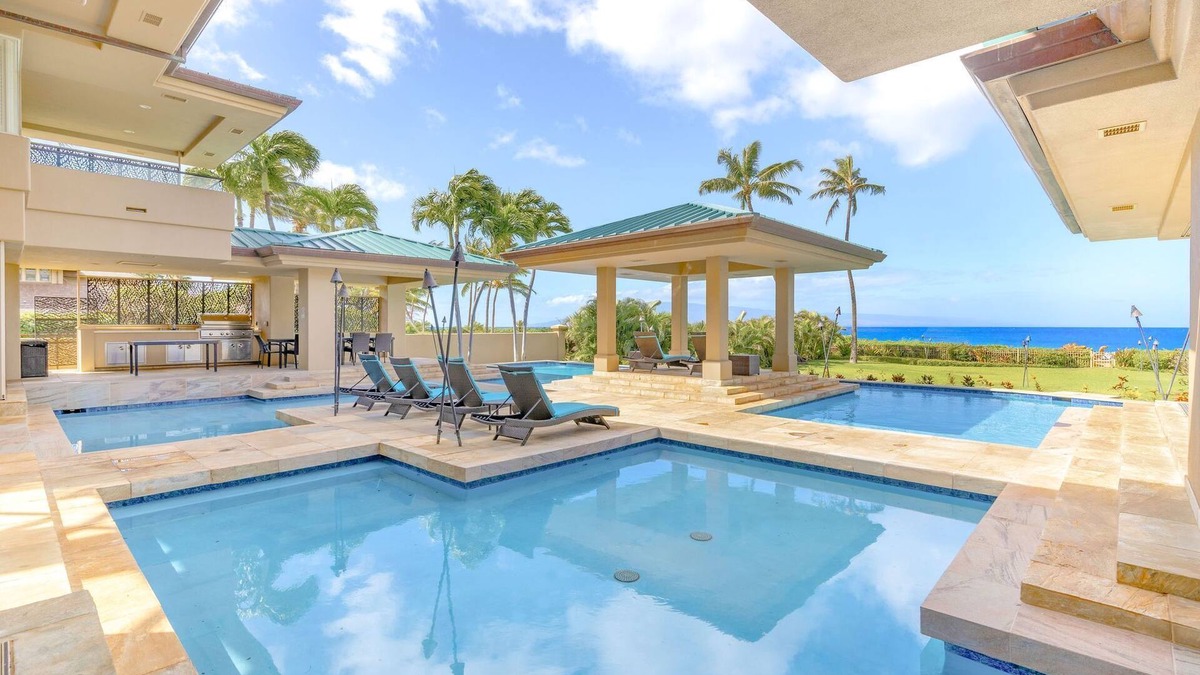 Kaanapali Condo | Maui's Ultimate Luxury Estate: 11K+ Sq Ft Kaanapali Beachfront Paradise, TV-Featured, Lavish Pool & Spa, Sleeps 22!