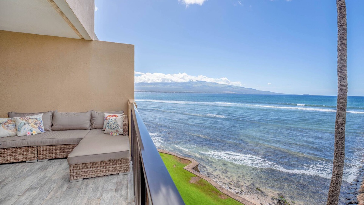Maalaea Condo | *Milowai 410* Prime Oceanfront Maui Condo, A/C!
