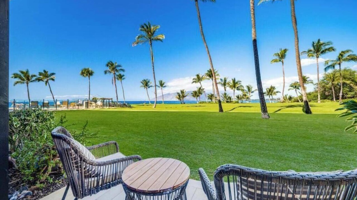 Kihei Condo | Modern Ground Floor Retreat - Kihei Surfside #110 - Perfect Oceanfront Grounds!