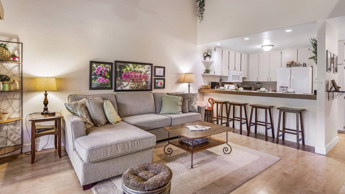 Kihei Condo | New Clean Condo; Tropical Gardens; Non-Toursity; Pool and Hot Tub; Walk to Beach