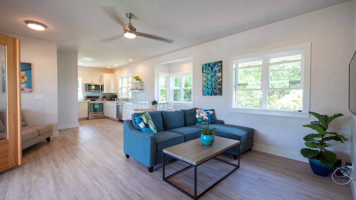 Kuau Cottage | NEW FABULOUS Ku'au Ko 2 bed 2 bath beach ccottage- AC every room 1 mi to Paia